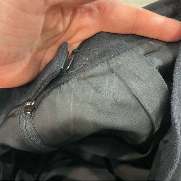 GUCCI Vintage Wool Black Midi Pencil Skirt sz 0 - Picture 5 of 9